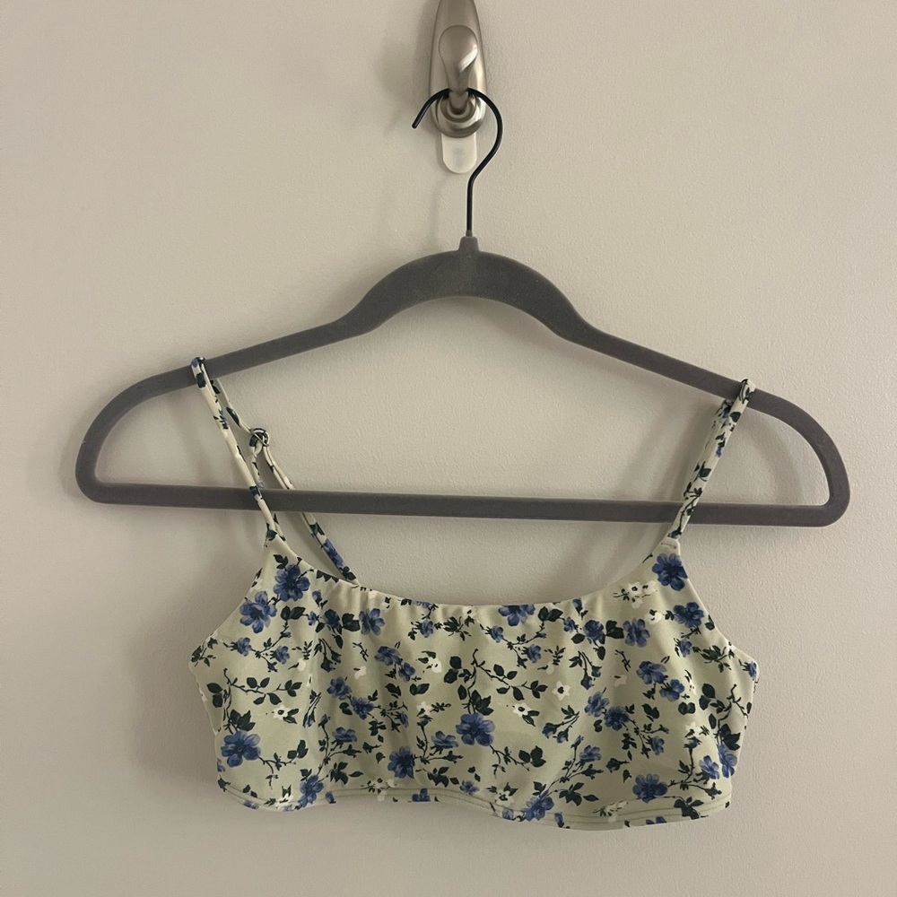 Abercrombie & Fitch Green & Blue Floral Bikini Top & Bottom